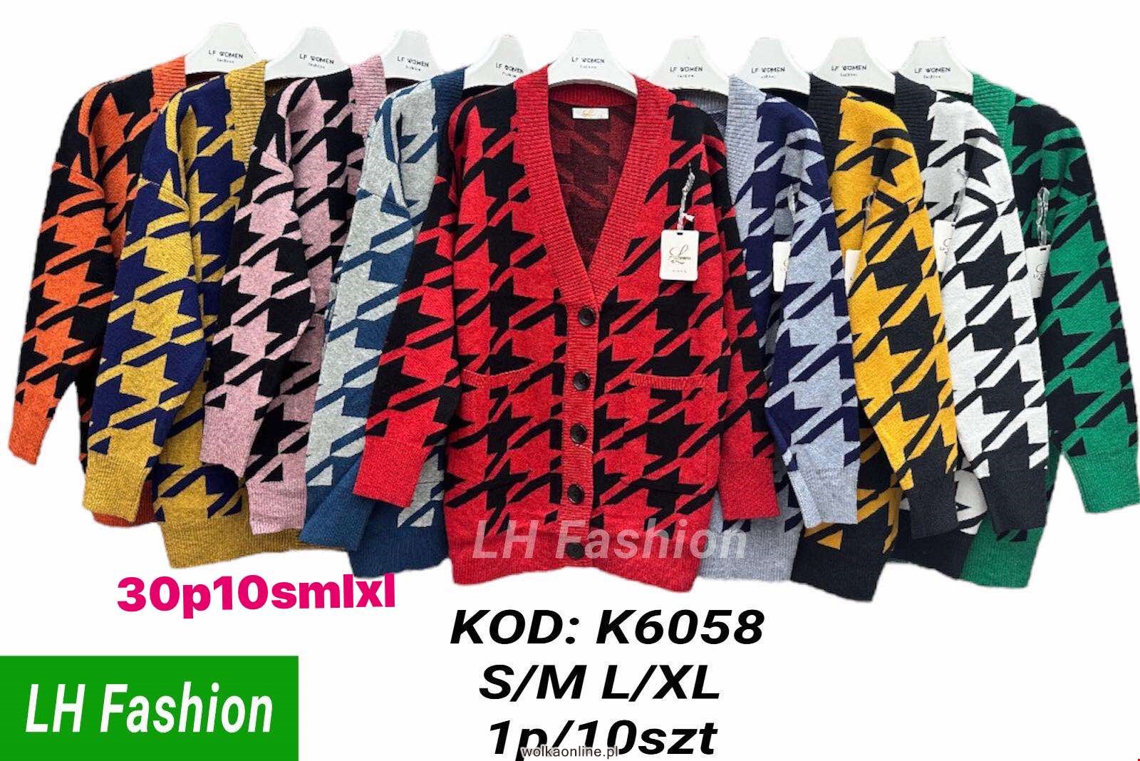 Kardigan damskie K6058 Mix kolor S/M-L/XL