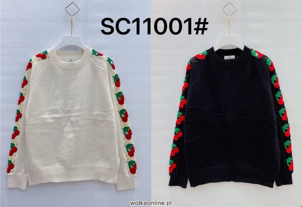 Sweter damskie SC11001 Mix kolor Standard (Towar Włoskie)