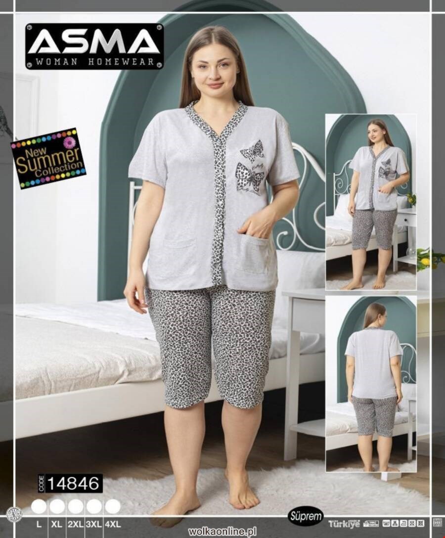 Piżama damskie 14846 Mix kolor L-4XL (Towar Tureckie)