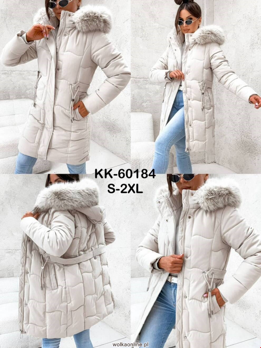 Kurtka damskie KK-60184 1 KOLOR S-2XL