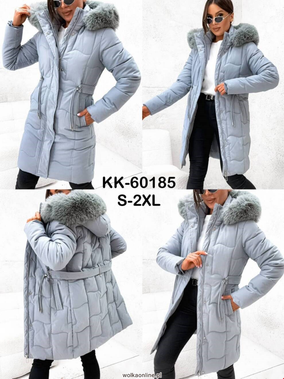 Kurtka damskie KK-60185 1 KOLOR S-2XL