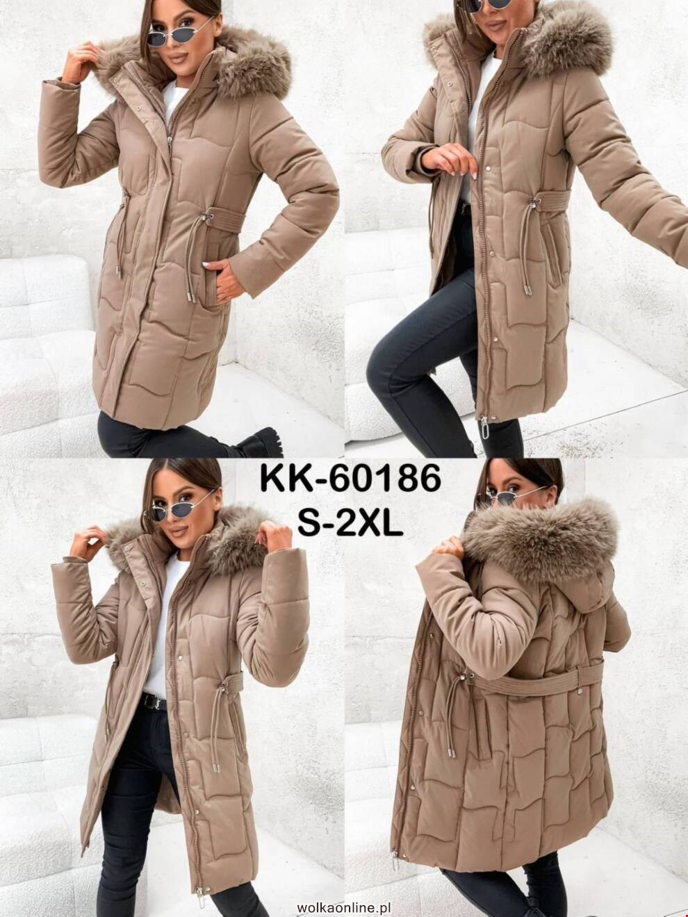 Kurtka damskie KK-60186 1 KOLOR S-2XL