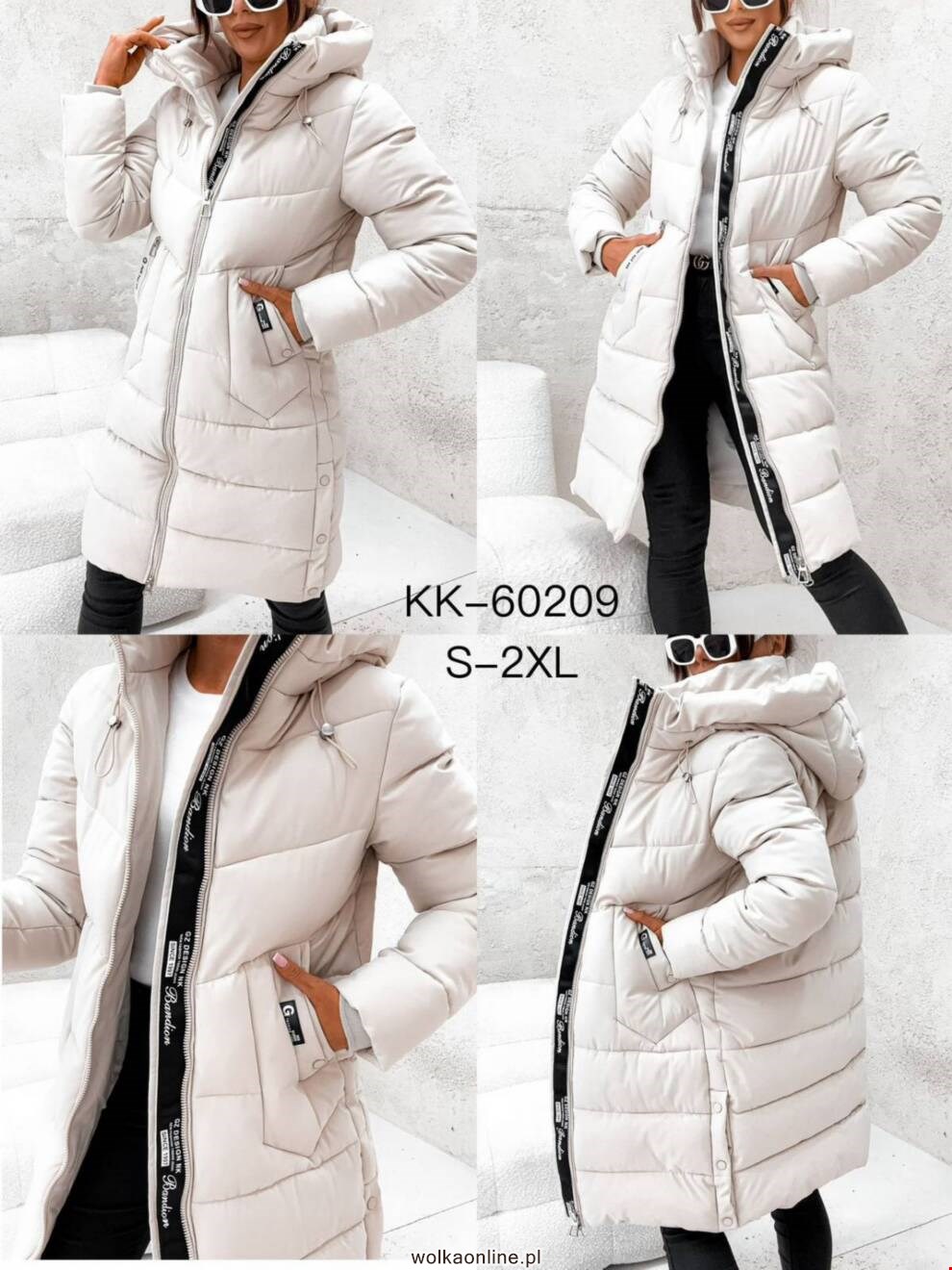 Kurtka damskie KK-60209 1 KOLOR S-2XL