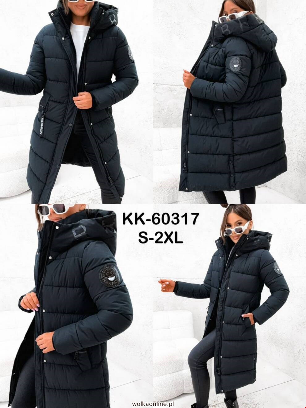 Kurtka damskie KK-60317 1 KOLOR S-2XL