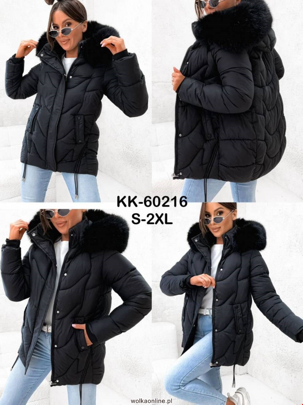 Kurtka damskie KK-60216 1 KOLOR S-2XL