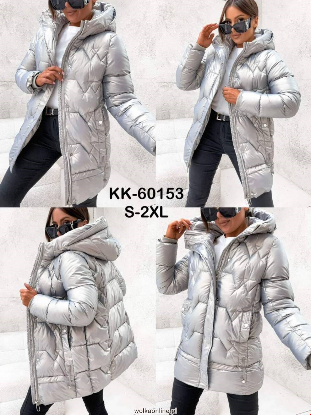 Kurtka damskie KK-60153 1 KOLOR S-2XL