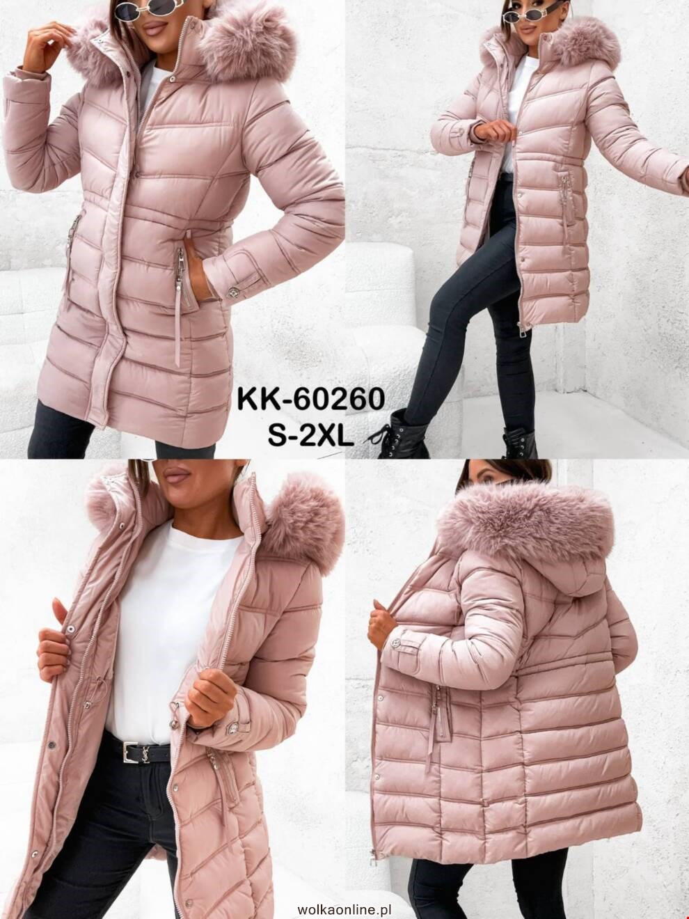 Kurtka damskie KK-60260 1 KOLOR S-2XL