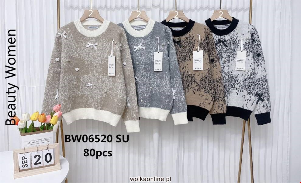 Sweter damskie BW06520 Mix kolor Standard (Towar Włoskie)