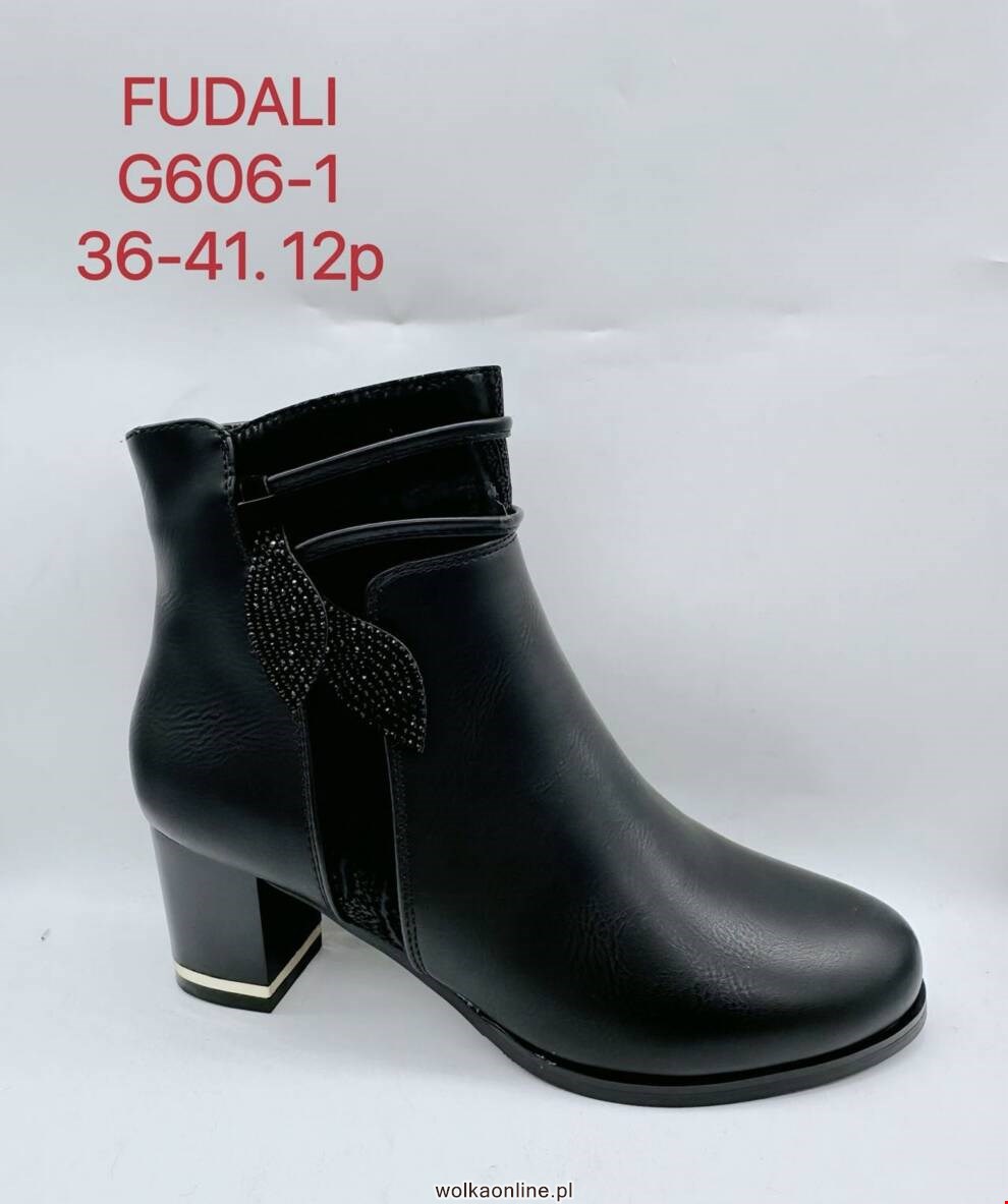 Botki damskie G606-1 BLACK 36-41