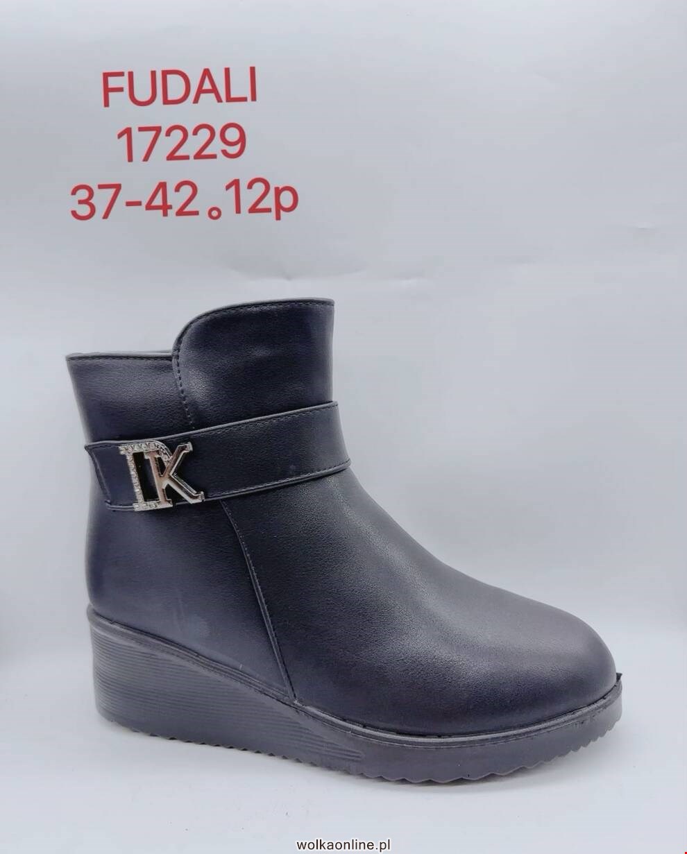 Botki damskie 17229 BLACK 37-42