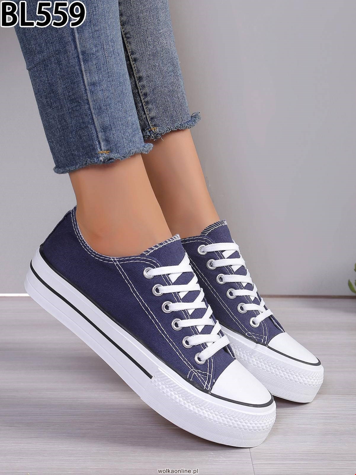 Trampki damskie BL559 NAVY 36-41