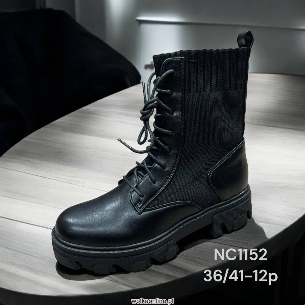 Botki damskie NC1152 BLACK 36-41 