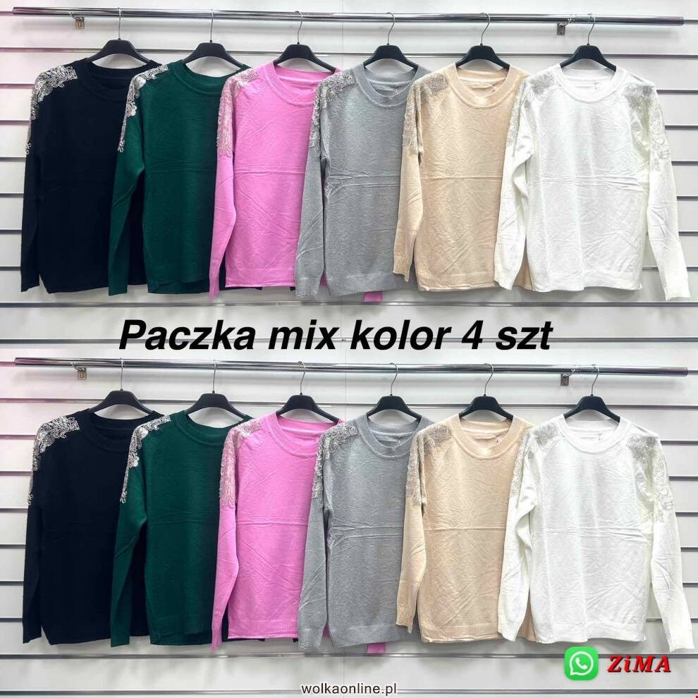 Sweter damskie QQ723 Mix kolor Standard