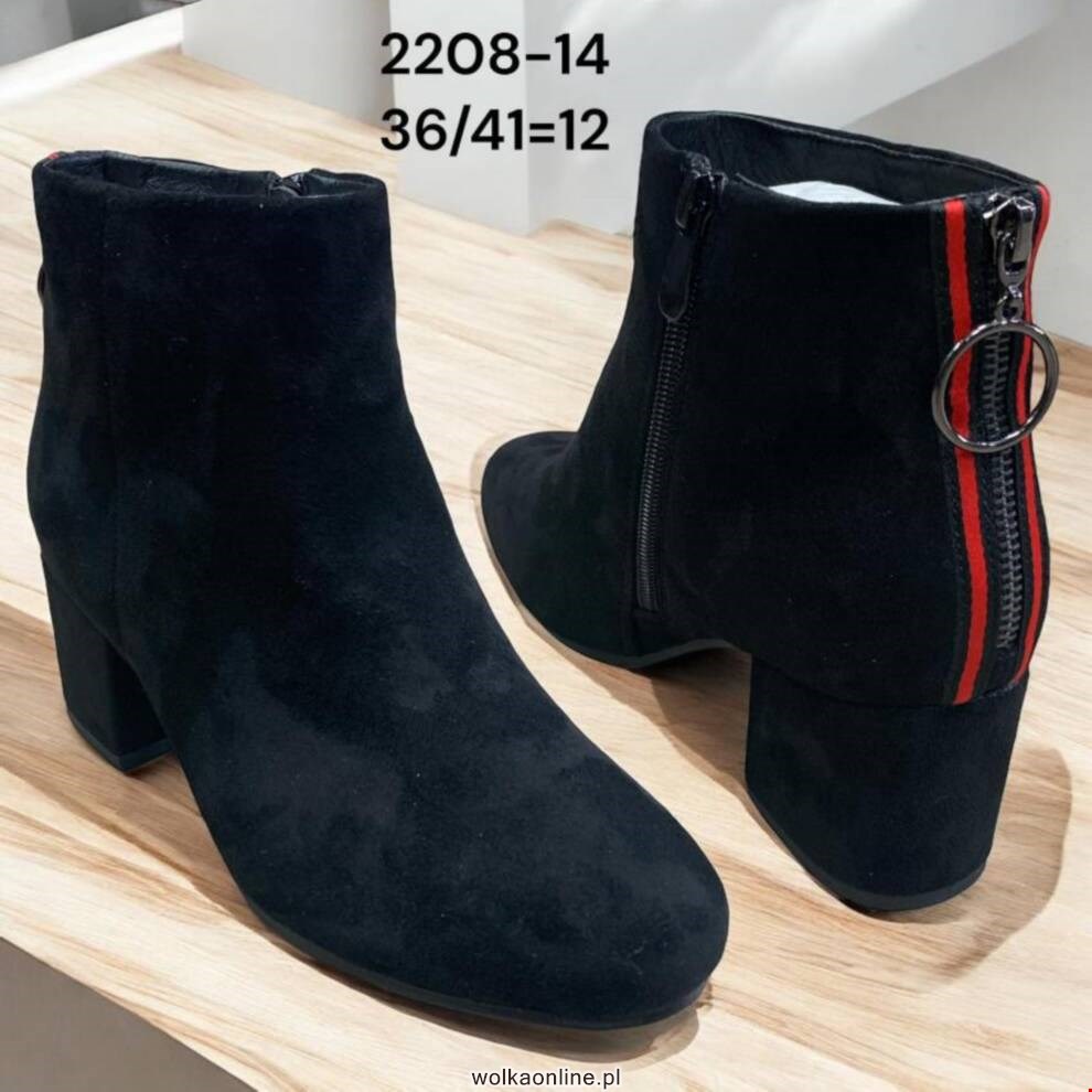 Botki damskie 2208-14 BLACK 36-41