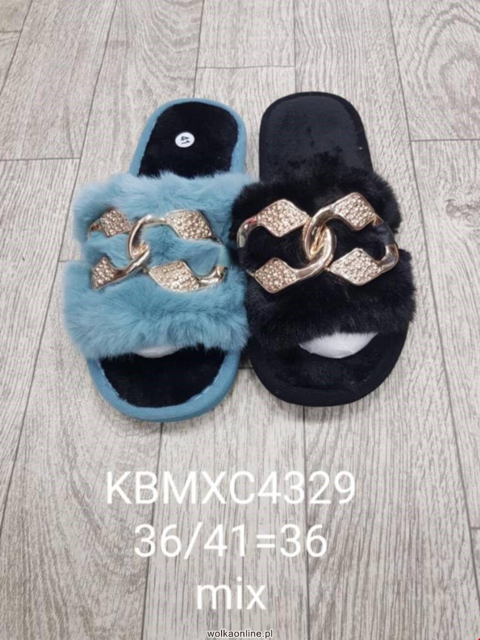 Klapki Damskie KBMXC4329 36-41 MIX KOLOR