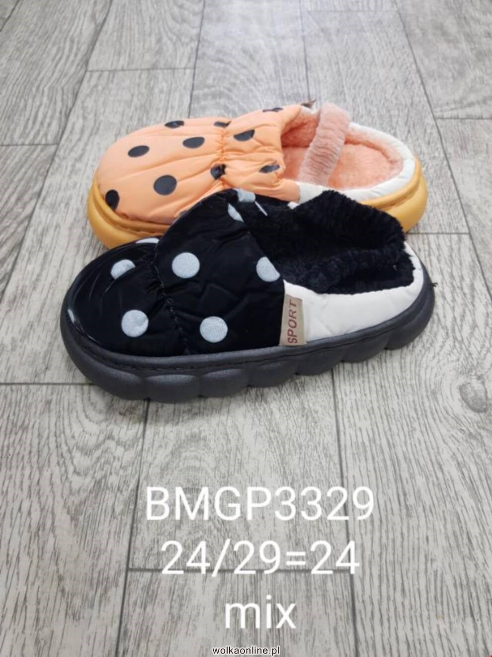 Kapcie Dziecięce BMGP3329 24-29 MIX KOLOR