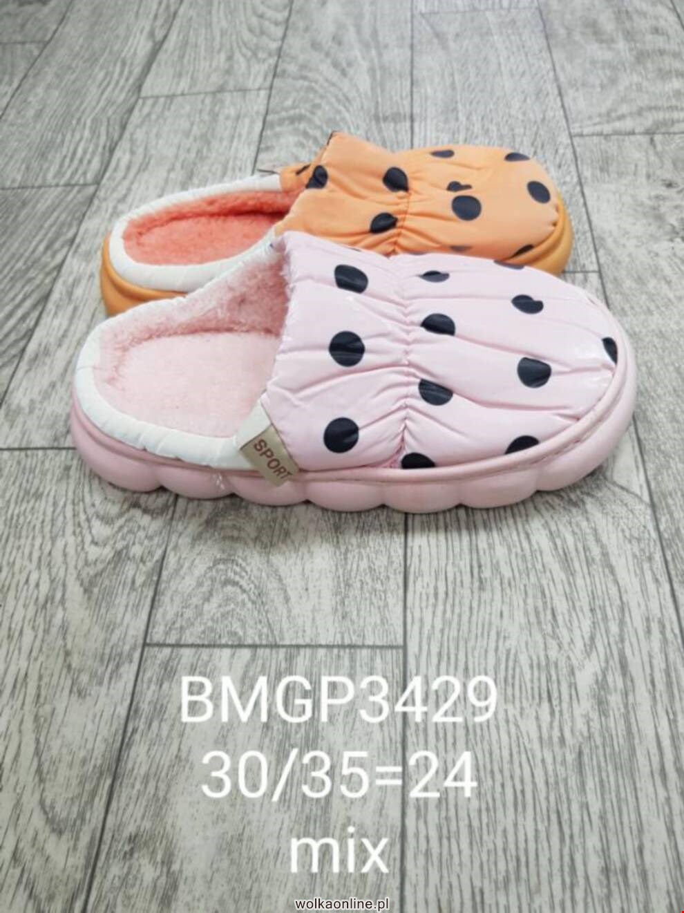 Kapcie Dziecięce BMGP3429 30-35 MIX KOLOR