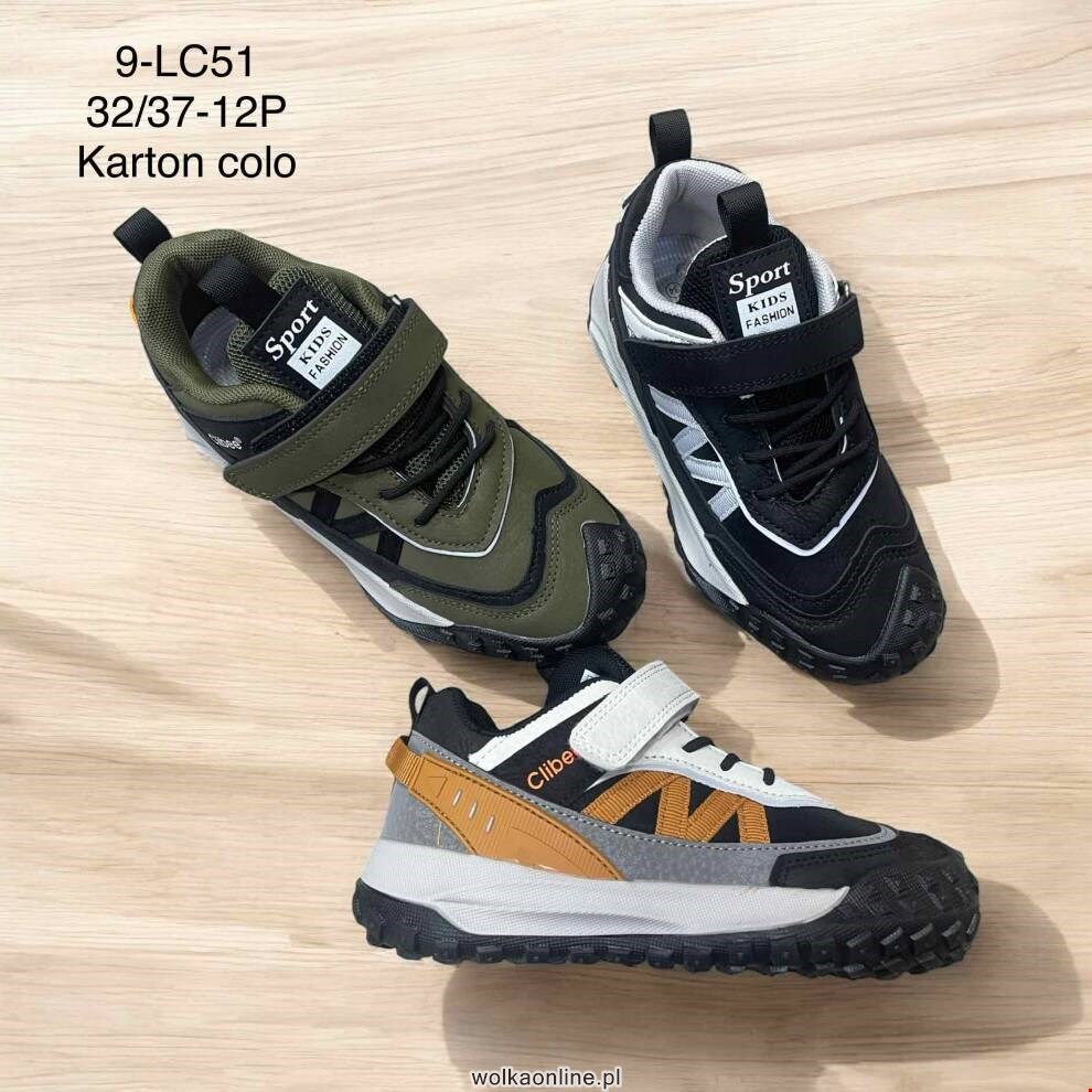 Buty Sportowe Dziecięce 9-LC51 32-37 KOLOR DO WYBORU 