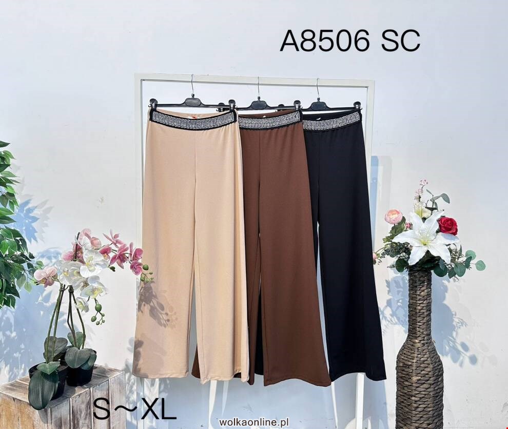 Spodnie damskie A8506 Mix kolor S-XL