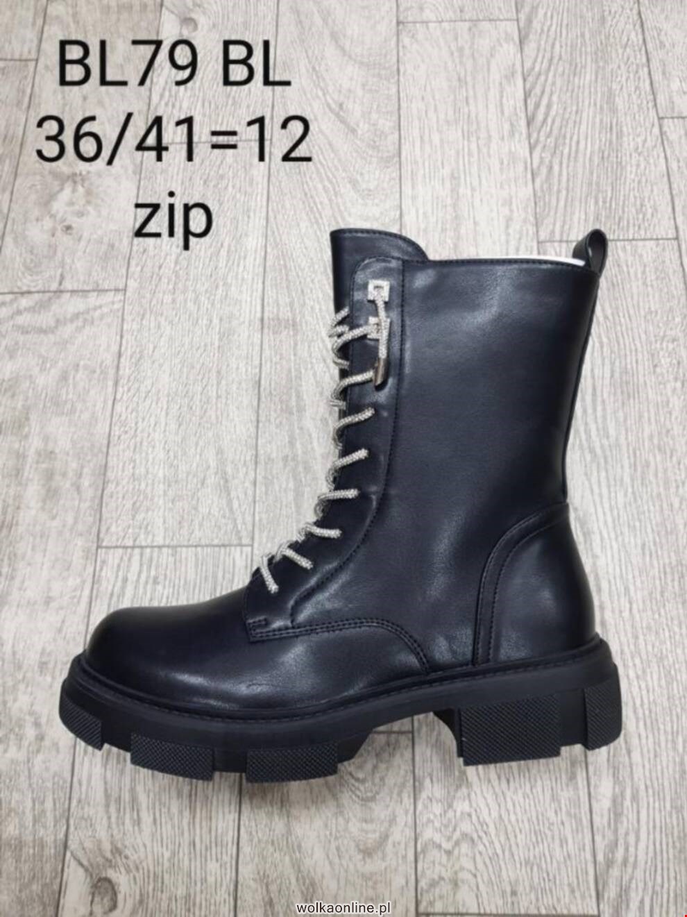 Botki damskie BL79 BLACK 36-41