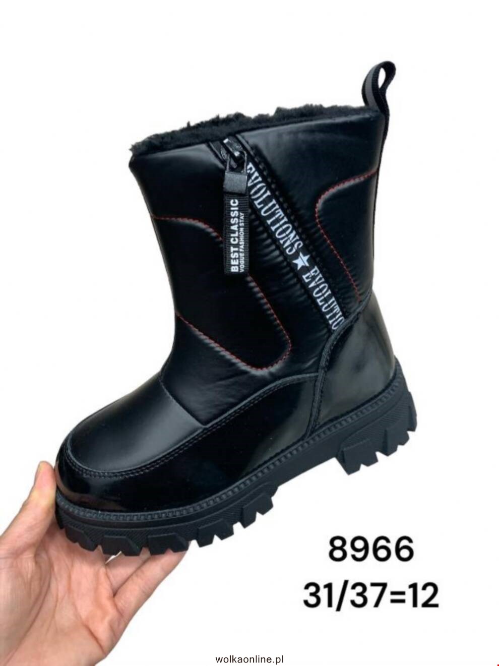 Botki Dziecięce 8966 BLACK 31-37