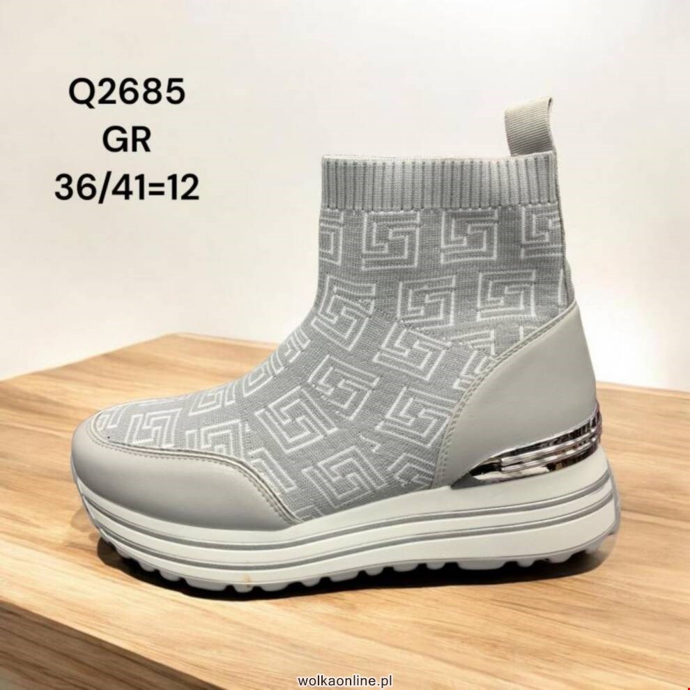 Botki damskie Q2685 GREY 36-41