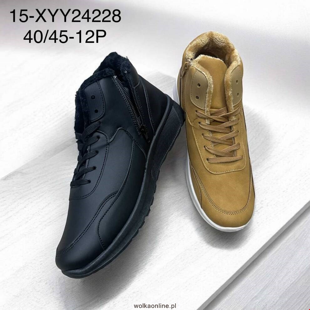 Buty Sportowe Męskie  15-XYY24228 40-45 KOLOR DO WYBORU OCIEPLANE 