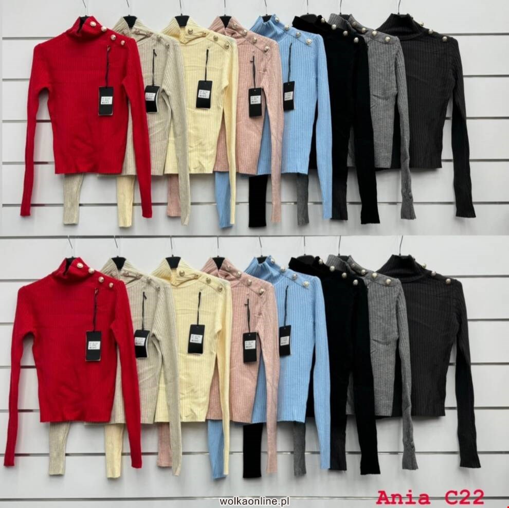 Sweter damskie QQ432 Mix kolor Standard