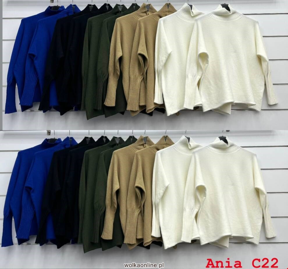 Sweter damskie QQ434 Mix kolor Standard