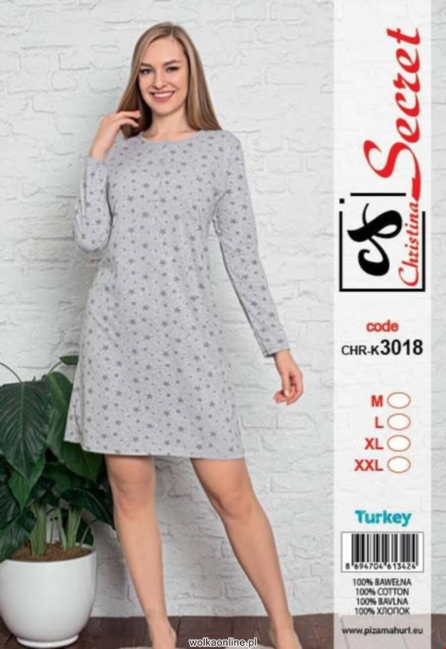 Piżama Damskie 3018 1 kolor M-2XL (Towar Tureckie)